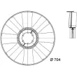 Roue du souffleur, refroidissementdu moteur MAHLE CFW 19 000P - Visuel 2