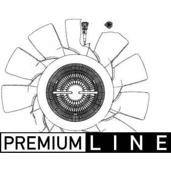 Ventilateur, refroidissement du moteur MAHLE
