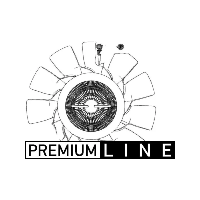 Ventilateur, refroidissement du moteur MAHLE CFF 495 000P