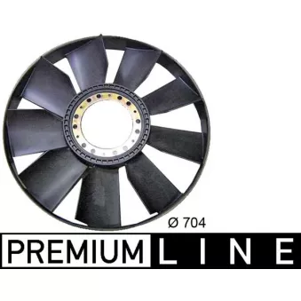 Roue du souffleur, refroidissementdu moteur MAHLE CFW 51 000P