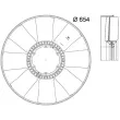 Roue du souffleur, refroidissementdu moteur MAHLE CFW 57 000P - Visuel 2