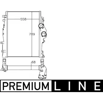 Intercooler, échangeur MAHLE CI 269 000P