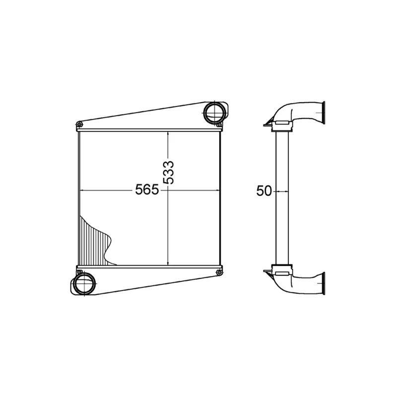 Intercooler, échangeur MAHLE CI 272 000P