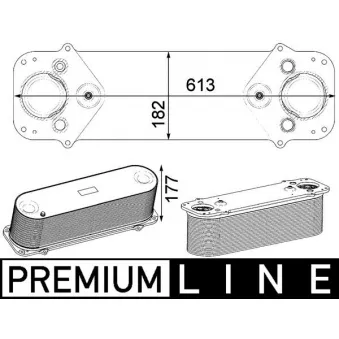 Intercooler, échangeur MAHLE CI 231 000P