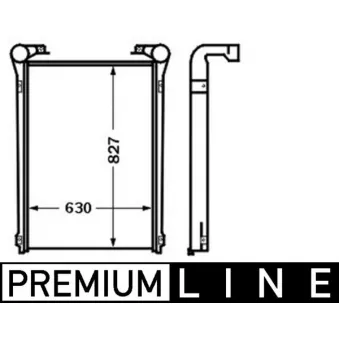 Intercooler, échangeur MAHLE CI 133 000P
