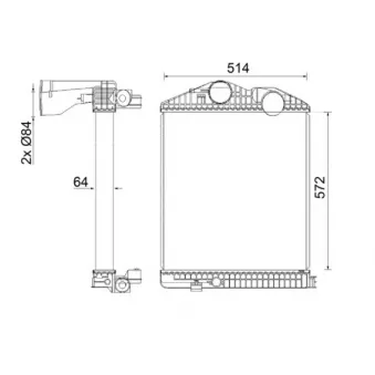 Intercooler, échangeur MAHLE