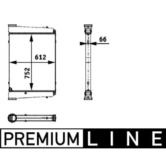 Intercooler, échangeur MAHLE CI 120 000P