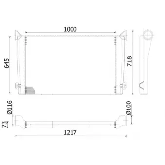 Intercooler, échangeur MAHLE