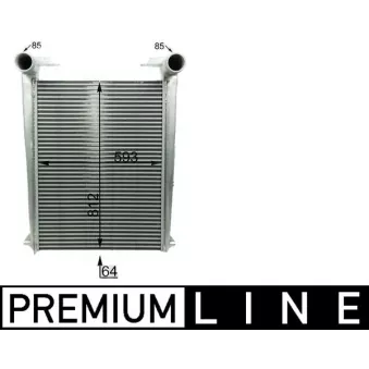 Intercooler, échangeur MAHLE CI 44 000P