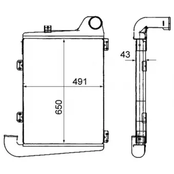 Intercooler, échangeur MAHLE