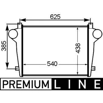 Intercooler, échangeur MAHLE CI 352 000P