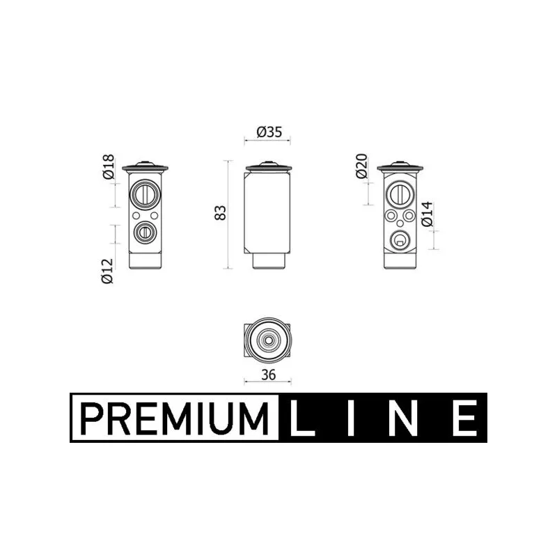 Détendeur, climatisation MAHLE AVE 148 000P