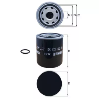 Cartouche de dessicateur, système d'air comprimé MAHLE