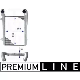 Intercooler, échangeur MAHLE CI 93 000P