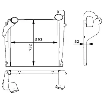 Intercooler, échangeur MAHLE