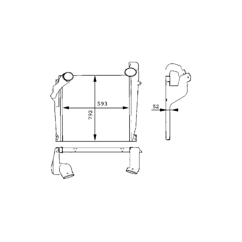 Intercooler, échangeur MAHLE CI 98 000P