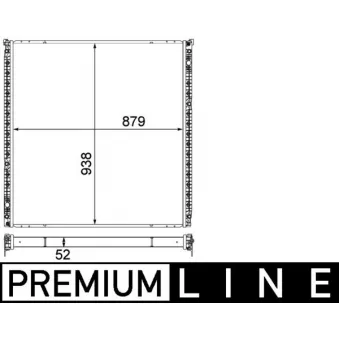 Radiateur basse température, intercooler MAHLE CIR 15 000P