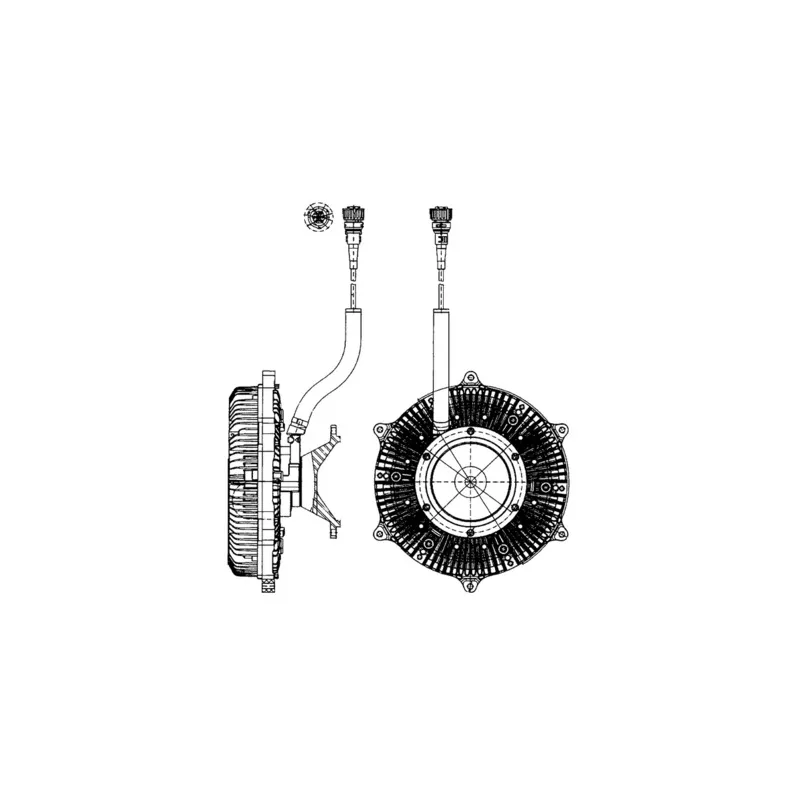 Embrayage, ventilateur de radiateur MAHLE CFC 215 000P