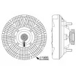 Embrayage, ventilateur de radiateur MAHLE CFC 238 000P - Visuel 2