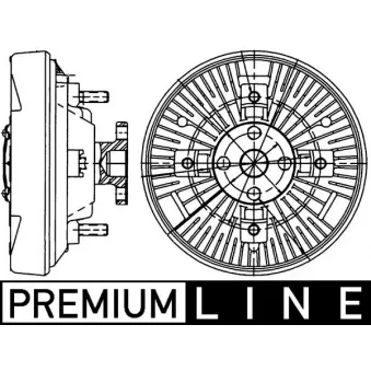 Embrayage, ventilateur de radiateur MAHLE CFC 220 000P