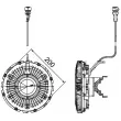 Embrayage, ventilateur de radiateur MAHLE CFC 100 000P - Visuel 1