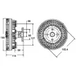 Embrayage, ventilateur de radiateur MAHLE CFC 140 000P - Visuel 2