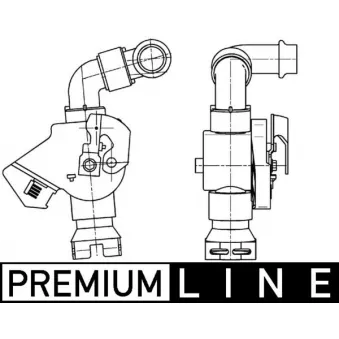 Vanne de regulation chauffage MAHLE AVS 6 000P
