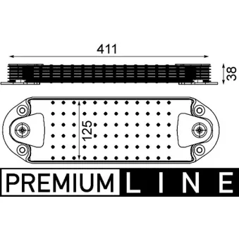 Radiateur d'huile MAHLE CLC 216 000P