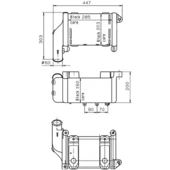 radiateur d'huile, retardateur MAHLE CLC 141 000P