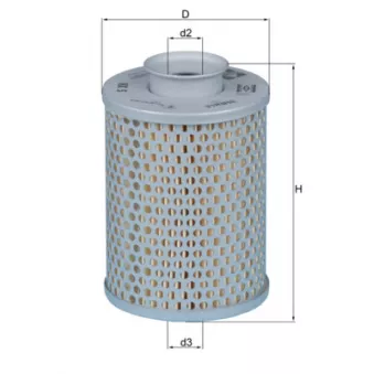 Filtre hydraulique, direction KNECHT HX 5