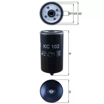 Filtre à carburant KNECHT