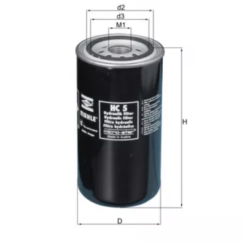 Filtre hydraulique, boîte automatique KNECHT