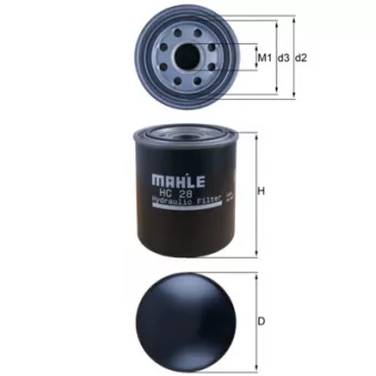 Filtre, système hydraulique de travail KNECHT HC 28