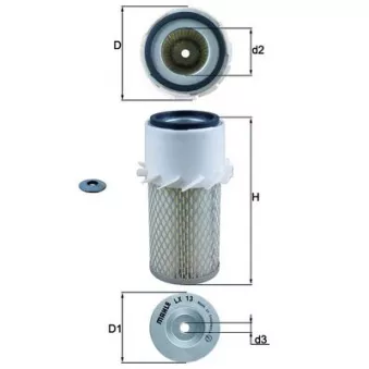Filtre à air KNECHT LX 13