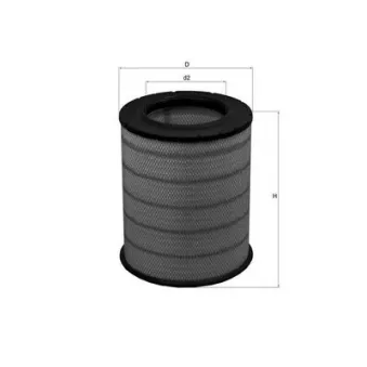 Filtre à air KNECHT LX 1281