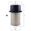 Filtre à air KNECHT LX 17 - Visuel 1