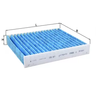 Filtre, air de l'habitacle KNECHT