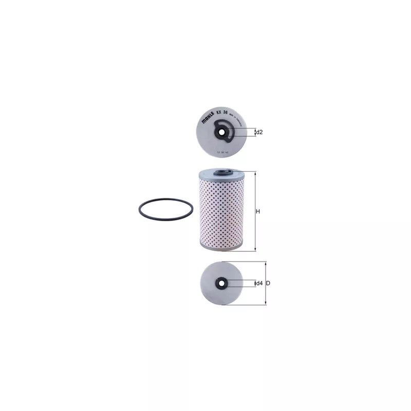 Filtre à carburant KNECHT KX 36D