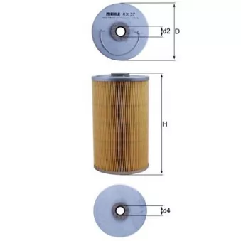 Filtre à carburant KNECHT KX 37