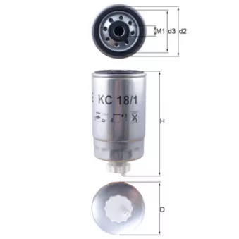 Filtre à carburant KNECHT