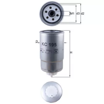 Filtre à carburant KNECHT KC 195
