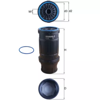 Filtre à carburant KNECHT KC 652D