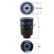 Filtre à carburant KNECHT KC 67 - Visuel 1