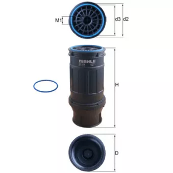 Filtre à carburant KNECHT KC 629D