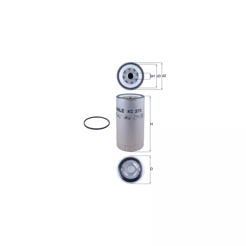 Filtre à carburant KNECHT KC 375D