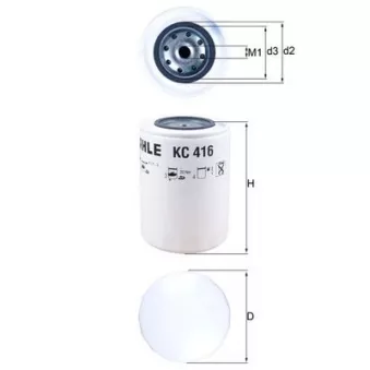 Filtre à carburant KNECHT KC 416