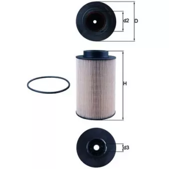 Filtre à carburant KNECHT KX 191/1D