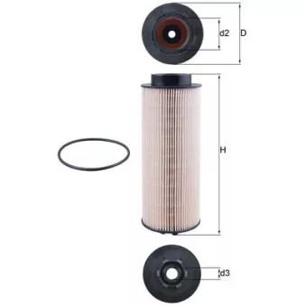 Filtre à carburant KNECHT KX 261D