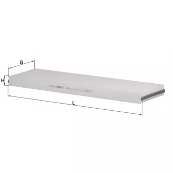 Filtre, air de l'habitacle KNECHT