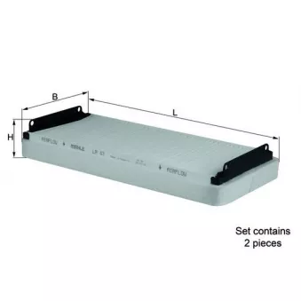 Filtre, air de l'habitacle KNECHT